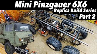 Mini Pinzgauer 6x6 offroad build series part 2 [upl. by Vivle]