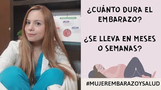 ¿Cuánto dura mi embarazo ¿Lo llevo en meses o semanas Mujerembarazoysalud [upl. by Herve]