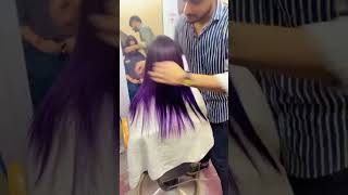 Ombré hair colour reels haircutting [upl. by Sherwynd]