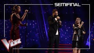 Pablo Alborán canta con Marina e Inés Hablemos de amor  Semifinal  La Voz Antena 3 2021 [upl. by Mori]