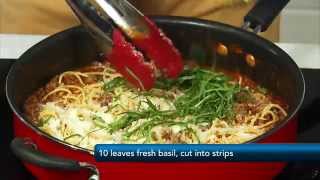 Barilla  Denver – Spaghetti with Buffalo and Barilla Tomato amp Basil Sauce [upl. by Idnak]