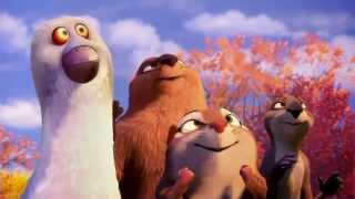 Gang Wiewióra  The Nut Job 2014  Official Trailer Zwiastun EN  animacja komedia [upl. by Nonnel488]