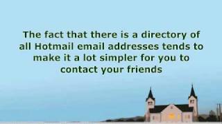 Finding a Long Lost Friend through Hotmail Email Address Directory [upl. by Carmelina301]