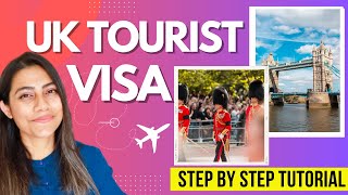 How to apply  UK Visitor Visa Online 2023  UK Tourist Visa Step by Step Tutorial [upl. by Delly921]