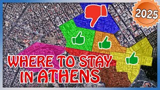 WHERE TO STAY in Athens Watch BEFORE you book a hotel [upl. by Einner839]