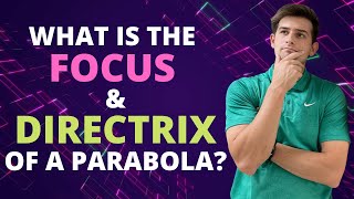 How to find the focus and directrix of a parabola [upl. by Bollen]