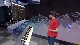 Microsoft HoloLens 2  Demo onstage at MWC 2019 [upl. by Assert103]