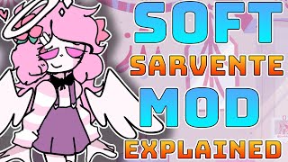 Soft Sarvente Mod Explained in fnf  Sarventes Midfight Masses [upl. by Harilda723]