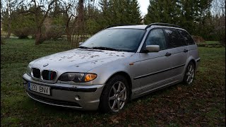 Starting BMW E46 320D After 1 Year  Test Drive [upl. by Heyes443]