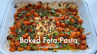 Baked Feta Pasta  TikTok Pasta  Uunifetapasta [upl. by Risteau]