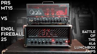 PRS MT15 vs ENGL Fireball 25 the little 6L6 amps [upl. by Aisekal]