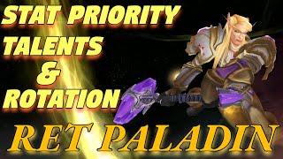 TBC Retribution Paladin PvE QUICK Guide  Stat Priority Talents and Single Target DPS Rotation [upl. by Aniaz]