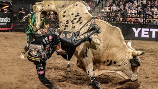 Thrills and Spills Top Bull Riding Wrecks of August 2023 [upl. by Mini449]