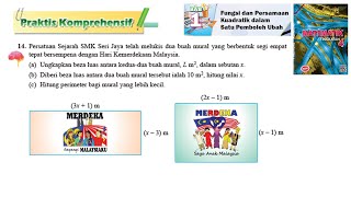 KSSM Matematik Tingkatan 4 Bab 1 praktis komprehensif no14 Fungsi dan persamaan kuadratik [upl. by Howlend]