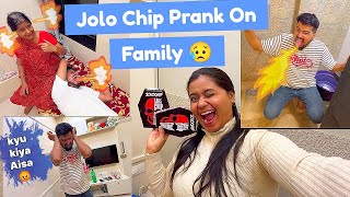 Jolo Chip Prank on Family 😰  They Started Crying 😱  SunRaah [upl. by Siward]