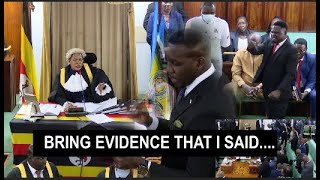 SPEAKER REPLIES LOP JOEL SSENYONYIquotI will not apologize unless you bring evidence that I Saidquot [upl. by Riorsson]