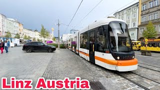 Linz Austria Walking in the Morning 4K Ultra HD [upl. by Dena]