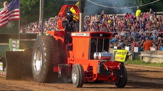 Tractor Pull 2021 Idaville Indiana Hot Farm Tractors Indiana Pulling League [upl. by Genni]