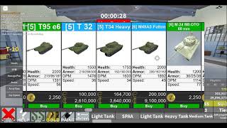 Buying the M48A5 Patton Main Battle Tank MBT  Roblox Tankery EP7 [upl. by Ybanrab340]