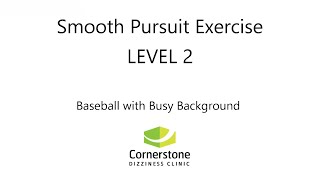 Vestibular amp Concussion Exercise – Smooth Pursuit Level 02 [upl. by Mattheus]