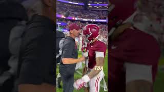 Alabama players react to 4213 over LSU [upl. by Etteloc]