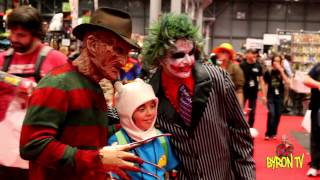 Freddy krueger  NY Comic con 2014 Part 3 [upl. by Clim]