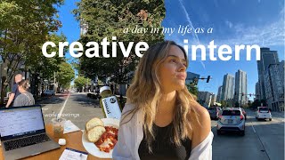 day in my life as a creative intern in seattle  meetings coffee shops amp errands [upl. by Veradia172]