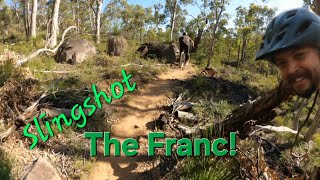 The Franc  Slingshot at Kalamunda mtb bikepark kalamundamtb kalamundamtbbikepark [upl. by Ilanos]