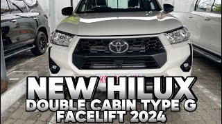 NEW HILUX DOUBLE CABIN FACELIFT 2024 IMPROVEMENT TYPE G  Anzon Toyota Pontianak [upl. by Fogg]