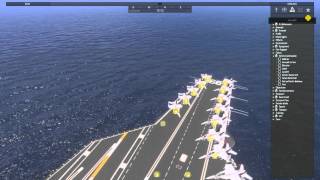 Arma 3 Nimitz AIScripted Taxi Test [upl. by Willow]