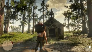 What happens when we bring vampires into church  Red dead redemption 2 [upl. by Mears5]