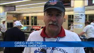 Ceremony held for Honor Flight [upl. by Anderegg]