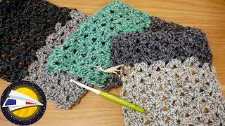 Crochet  Echarpe pour le printemps avec point ajouré  Modèle au crochet [upl. by Navad6]