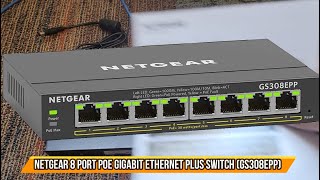 NETGEAR 8 Port PoE Gigabit Ethernet Plus Switch [upl. by Aicinod]