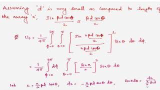 ANTENNA unit 3 directivity calculation of broadside and end fire array [upl. by Nissy736]