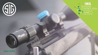 Sig Sauer Electro Optics BDX System  IWA Live 2019  Highlights [upl. by Chemosh]