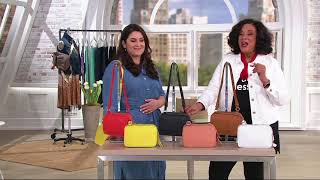 Liebeskind Leather Crossbody  Maike on QVC [upl. by Delwyn562]