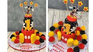 Mickey Mouse Cake [upl. by Anahsirk]