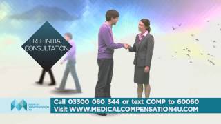 Medical Compensation 4 U TV advert [upl. by Iad743]