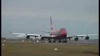 QANTAS Boeing 747 Take Off At SYD [upl. by Hosbein936]