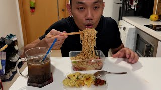 eating Malaysian noodles and drinking Michael Jackson [upl. by Ayhay]