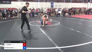 2024 U20 Mens Freestyle World Team Trials  Ladarion Lockett vs Beau Mantanona  74 kg Best 23 [upl. by Bertsche]