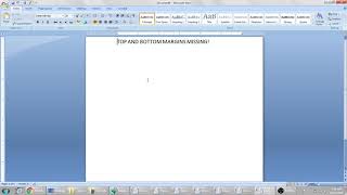 Top and Bottom Margins missing in word Quick Fix [upl. by Sabina]