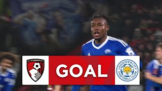 WHAT A GOAL  Abdul Fatawu  Bournemouth 01 Leicester City  Fifth Round  Emirates FA Cup 202324 [upl. by Nyre]