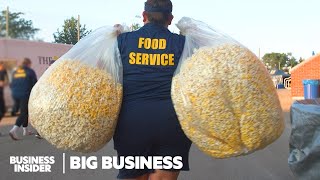 How Chefs Feed 100000 Michigan Fans At Americas Biggest Football Stadium  Big Business [upl. by Assadah]