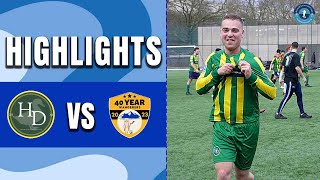 Hampstead Ducks v 40 Year Wanderers  Highlights [upl. by Aneloaup]