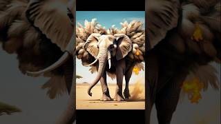 Elephant vs ostrich  incredible animals animals infusion [upl. by Eibbob]