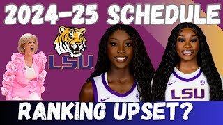 LSU Gamecocks 202425 WBB Schedule Can they cause an Upset [upl. by Adnolor]