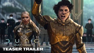 DUNE PART THREE – Trailer 2026 Timothée Chalamet Zendaya  Warner Bros [upl. by Borer905]