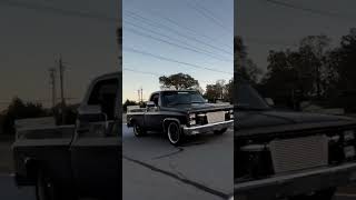 BIG TURBO LS C10 rolling burnout [upl. by Akeber817]